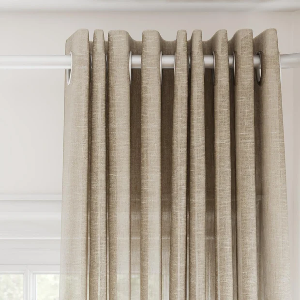 Photo of the fabric Miesian Hemp swatch by James Dunlop. Use for Curtains. Style of Plain, Texture