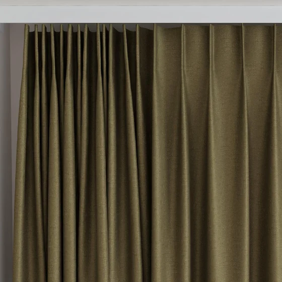 Photo of the fabric Banksia Kombu swatch by James Dunlop. Use for Curtains, Accessory, Top of Bed. Style of Plain, Texture