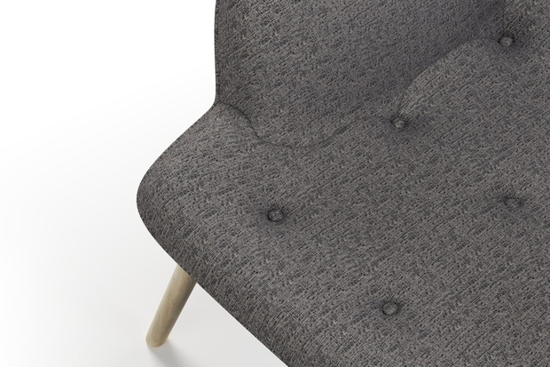Photo of the fabric Omni Platinium swatch by James Dunlop FibreGuard. Use for Upholstery, Accessory, Top of Bed. Style of Plain, Texture
