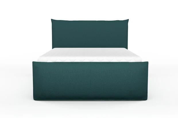 Photo of the fabric Pahi Lagoon swatch by Mokum. Use for Upholstery, Accessory. Style of Plain, Taffeta