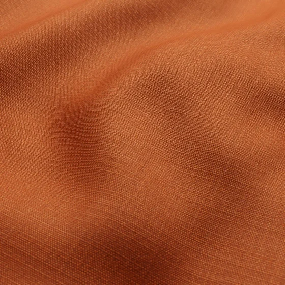 Photo of the fabric Linex Sienna swatch by Zepel. Use for Curtains, Upholstery, Accessory, Top of Bed. Style of Plain, Texture