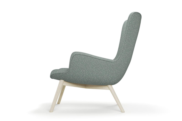 Photo of the fabric Omni Emerald swatch by James Dunlop FibreGuard. Use for Upholstery, Accessory, Top of Bed. Style of Plain, Texture