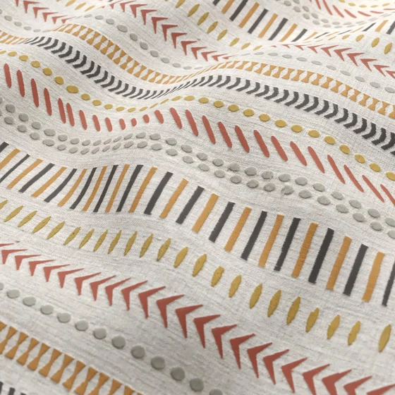 Photo of the fabric Revival Muse swatch by James Dunlop. Use for Curtains, Accessory. Style of Embroidery