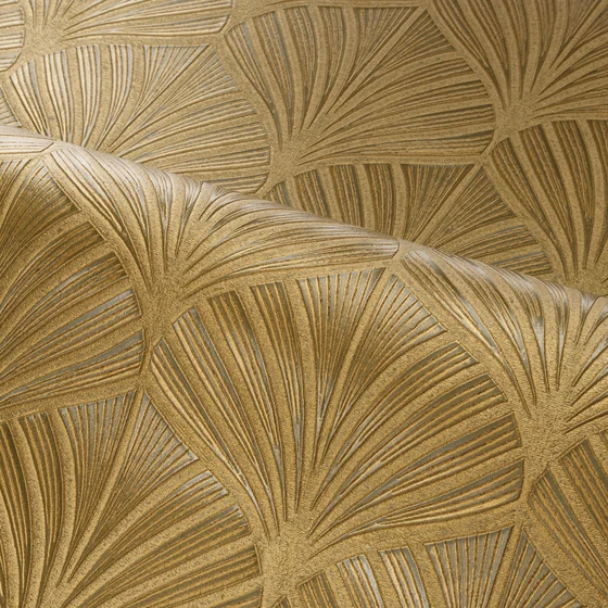 Photo of the fabric Nereide Wp 7665 7665 1426 swatch by Casamance. Use for Wall Covering. Style of Geometric, Texture