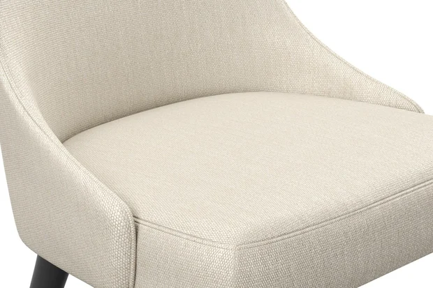 Photo of the fabric Meknes Linen swatch by James Dunlop. Use for Upholstery, Accessory. Style of Plain, Texture