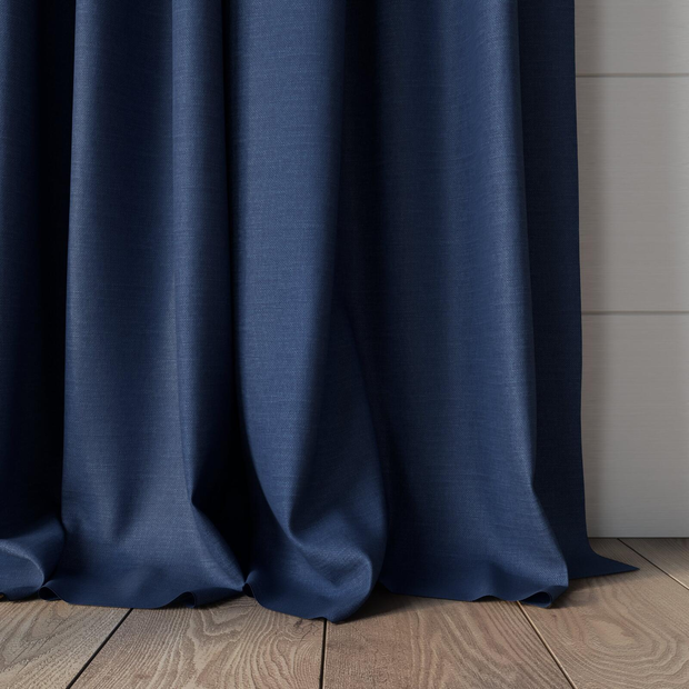Photo of the fabric Urban Cobalt swatch by James Dunlop. Use for Curtains, Upholstery, Accessory. Style of Plain, Texture