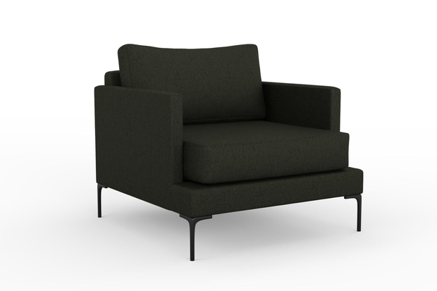 Photo of the fabric Pandanus Moss swatch by Mokum. Use for Upholstery. Style of Plain, Taffeta