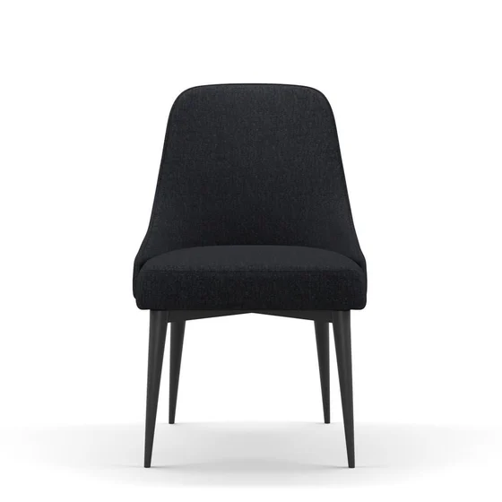 Photo of the fabric Newport Carbon swatch by James Dunlop. Use for Upholstery, Accessory. Style of Plain
