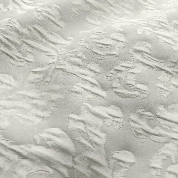 Photo of the fabric Juleste Metal swatch by FR-One. Use for Curtains, Accessory. Style of Jacquard, Traditional