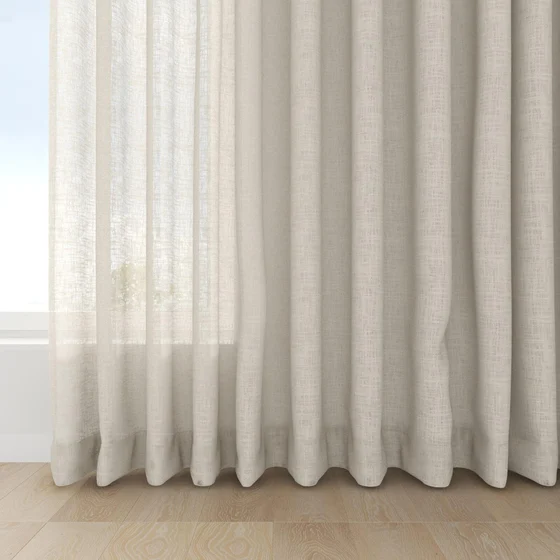 Photo of the fabric Adobe Linen swatch by Mokum. Use for Curtains. Style of Plain, Texture
