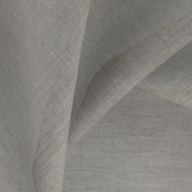 Photo of the fabric Audiance Pewter swatch by Zepel. Use for Sheer Curtains. Style of Plain, Sheer