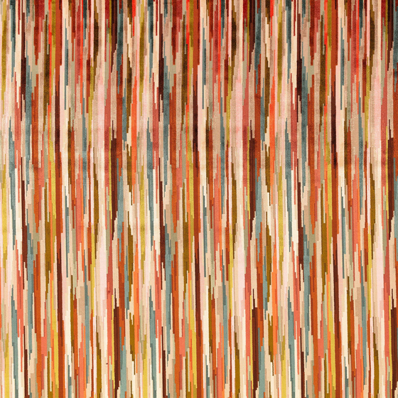 Photo of the fabric Benito 7803 08 swatch by Romo. Use for Upholstery, Accessory. Style of Geometric, Velvet