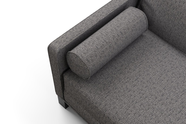 Photo of the fabric Omni Platinium swatch by James Dunlop FibreGuard. Use for Upholstery, Accessory, Top of Bed. Style of Plain, Texture