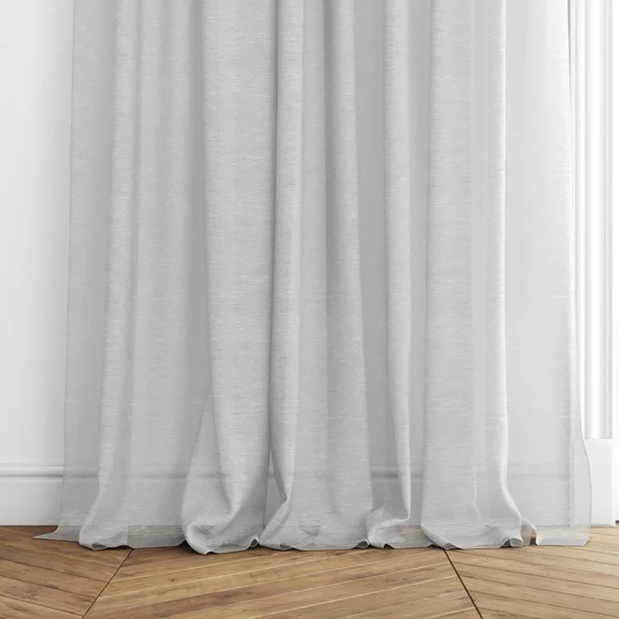 Photo of the fabric Enso Sky swatch by Mokum. Use for Sheer Curtains. Style of Plain, Sheer
