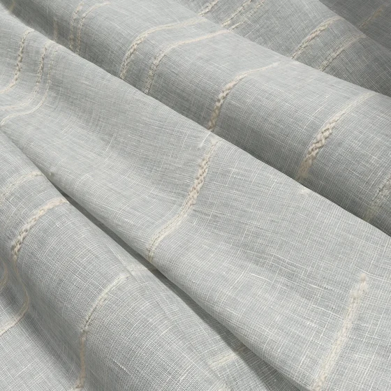 Photo of the fabric Tidal Spring swatch by James Dunlop. Use for Sheer Curtains. Style of Plain, Sheer