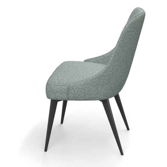 Photo of the fabric Omni Emerald swatch by James Dunlop FibreGuard. Use for Upholstery, Accessory, Top of Bed. Style of Plain, Texture