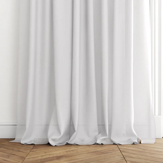 Photo of the fabric Sencha Silver Haze swatch by James Dunlop Essentials. Use for Sheer Curtains. Style of Plain, Sheer