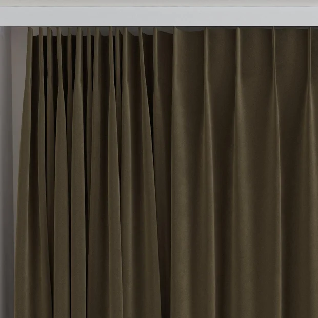 Photo of the fabric Vienna Vintage swatch by James Dunlop. Use for Curtains, Upholstery, Accessory. Style of Plain, Velvet