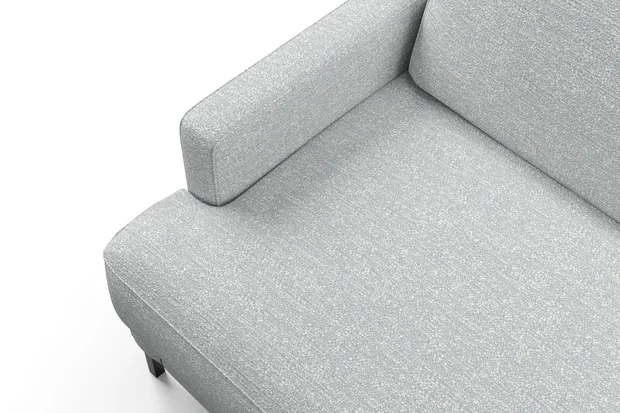Photo of the fabric Elba Oyster swatch by Mokum. Use for Upholstery, Accessory. Style of Plain, Texture