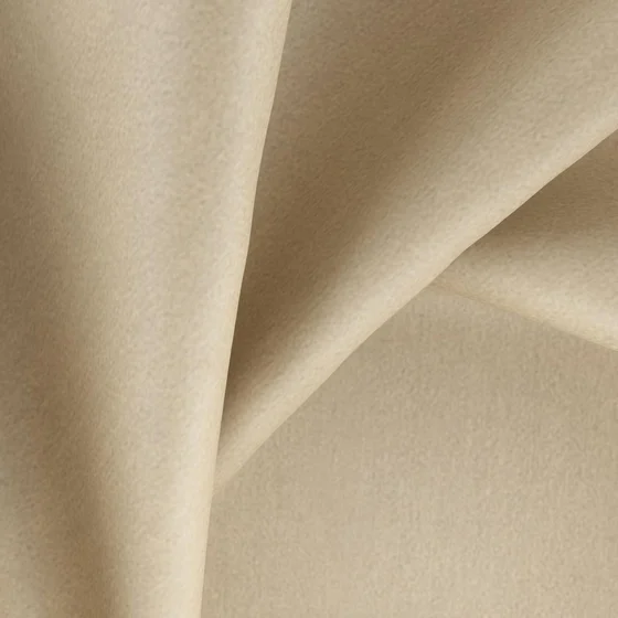 Photo of the fabric Warlock Sesame swatch by Zepel. Use for Curtains, Upholstery, Accessory, Top of Bed. Style of Plain, Velvet