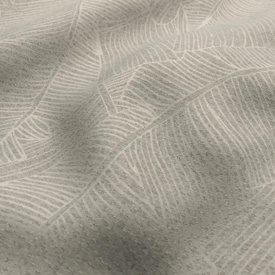 Photo of the fabric Umbra Fossil swatch by Zepel. Use for Curtains, Accessory, Top of Bed. Style of Dim Out, Floral And Botannical