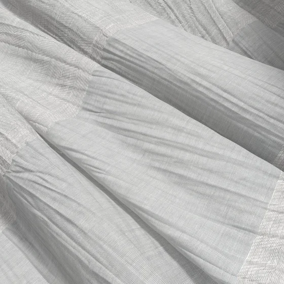 Photo of the fabric Impression Vapour swatch by James Dunlop. Use for Sheer Curtains. Style of Sheer, Stripe