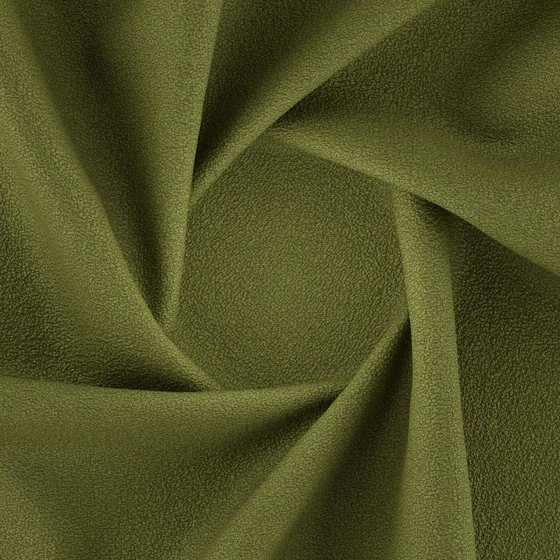 Photo of the fabric Snowdown Grass swatch by Zepel FibreGuard. Use for Curtains, Upholstery, Accessory, Top of Bed. Style of Plain, Texture