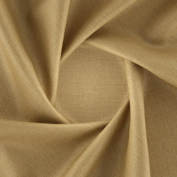 Photo of the fabric Linex Pecan swatch by Zepel. Use for Curtains, Upholstery, Accessory, Top of Bed. Style of Plain, Texture