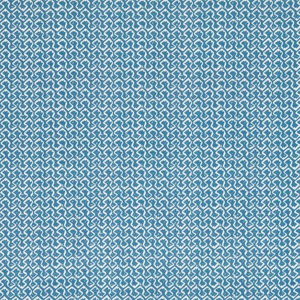 Photo of the fabric Kalpa F1810 3 swatch by Clarke & Clarke. Use for Curtains, Accessory, Top of Bed. Style of Geometric, Print