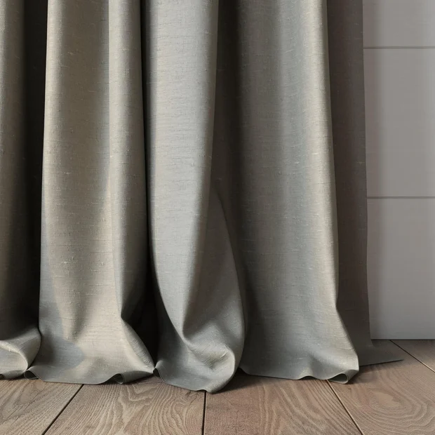 Photo of the fabric Silk Road Electric swatch by James Dunlop Essentials. Use for Curtains, Accessory. Style of Plain, Texture