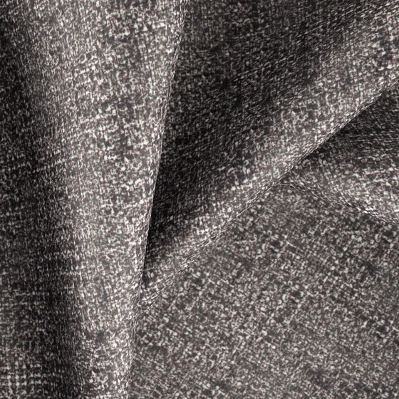 Photo of the fabric Watt Midnight swatch by Zepel. Use for Curtains, Upholstery, Accessory, Top of Bed. Style of Plain, Velvet