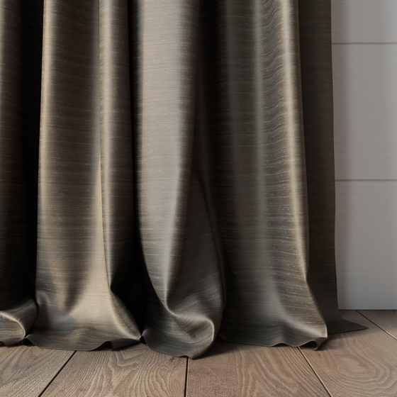 Photo of the fabric Luxe Iron swatch by James Dunlop Essentials. Use for Curtains, Accessory, Top of Bed. Style of Plain, Texture