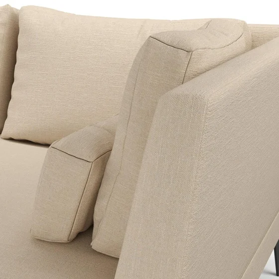 Photo of the fabric Sahel Nude swatch by Mokum. Use for Upholstery, Accessory. Style of Plain, Texture