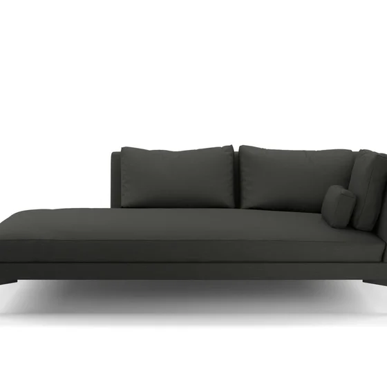 Photo of the fabric Ficus Soot swatch by Mokum. Use for Upholstery, Accessory. Style of Plain, Texture