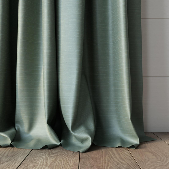 Photo of the fabric Luxe Duckegg swatch by James Dunlop Essentials. Use for Curtains, Accessory, Top of Bed. Style of Plain, Texture