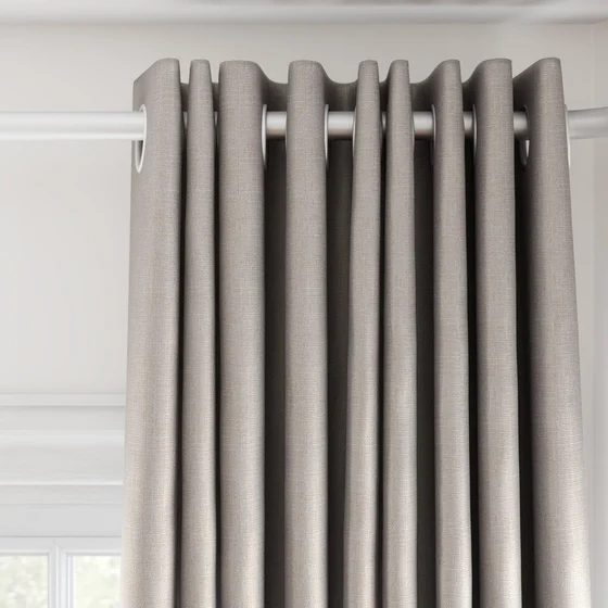 Photo of the fabric Stallion 2 Blackout Linen swatch by James Dunlop Essentials. Use for Curtains. Style of Plain, Texture