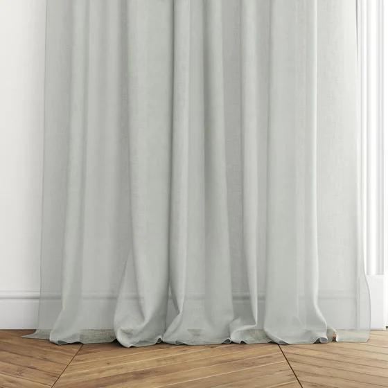 Photo of the fabric Coastal Surf swatch by James Dunlop Essentials. Use for Sheer Curtains. Style of Plain, Sheer