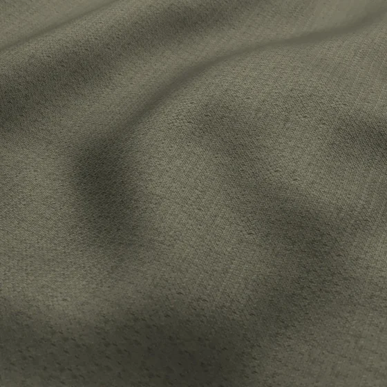 Photo of the fabric Kennedy II Blackout Moss swatch by James Dunlop. Use for Curtains. Style of Plain, Texture