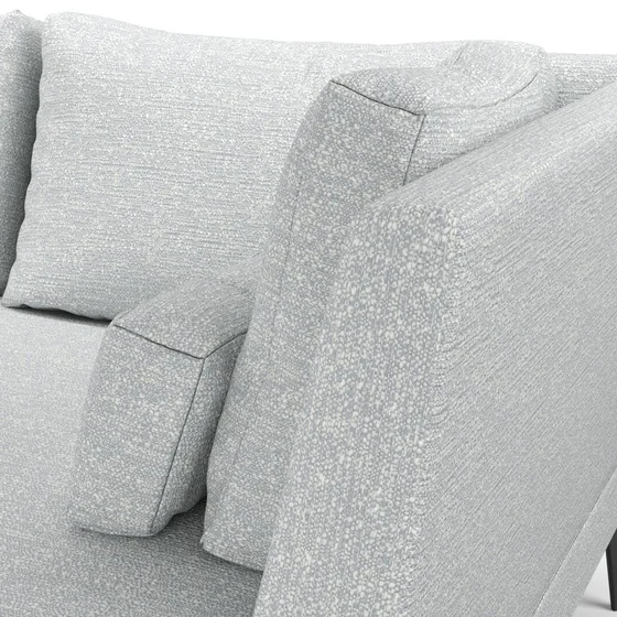 Photo of the fabric Elba Oyster swatch by Mokum. Use for Upholstery, Accessory. Style of Plain, Texture