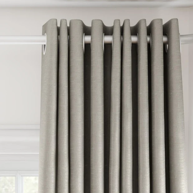 Photo of the fabric Silk Road Electric swatch by James Dunlop Essentials. Use for Curtains, Accessory. Style of Plain, Texture