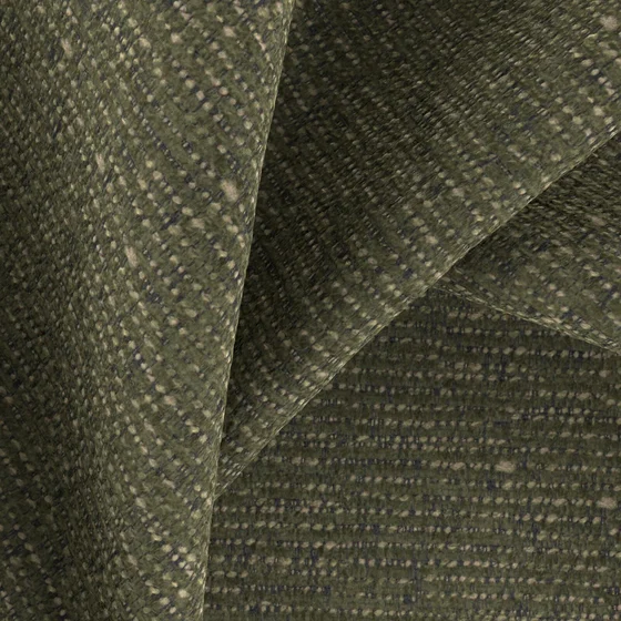 Photo of the fabric Montague Khaki swatch by Zepel. Use for Upholstery, Accessory. Style of Texture