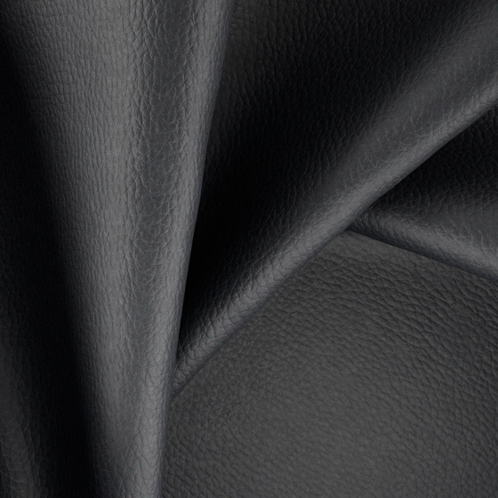 Photo of the fabric Bonanza Onyx swatch by Zepel. Use for Upholstery. Style of Leather And Vinyl, Plain