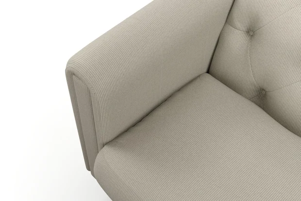 Photo of the fabric Upstage Fossil swatch by James Dunlop FibreGuard. Use for Upholstery, Accessory. Style of Plain, Texture