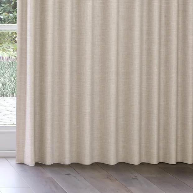Photo of the fabric Chatham Linen swatch by James Dunlop Essentials. Use for Curtains. Style of Plain, Texture