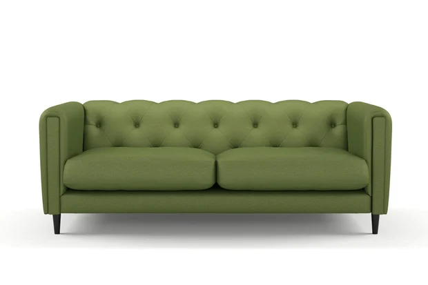Photo of the fabric Upstage Hedge swatch by James Dunlop FibreGuard. Use for Upholstery, Accessory. Style of Plain, Texture