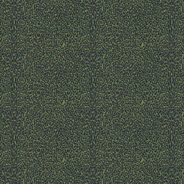 Photo of the fabric Leopardo Palm Leaf swatch by Catherine Martin by Mokum. Use for Upholstery, Accessory. Style of Abstract, Jacquard