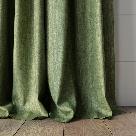 Photo of the fabric Trezor Laurel swatch by James Dunlop FibreGuard. Use for Curtains, Upholstery, Accessory. Style of Chenille, Plain