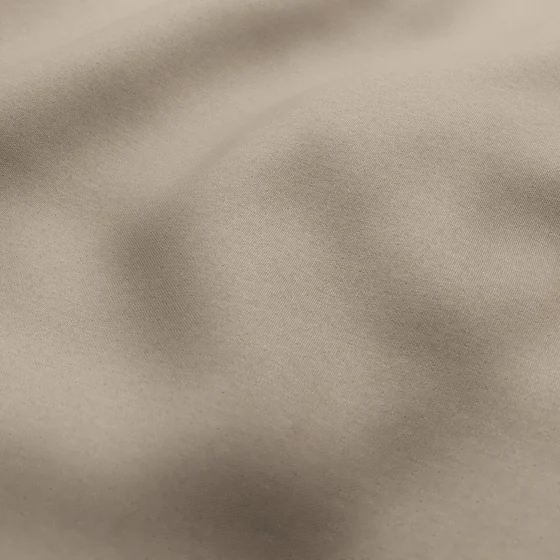 Photo of the fabric Woolskin Sepia swatch by Zepel FibreGuard. Use for Curtains, Upholstery, Accessory, Top of Bed. Style of Plain, Taffeta