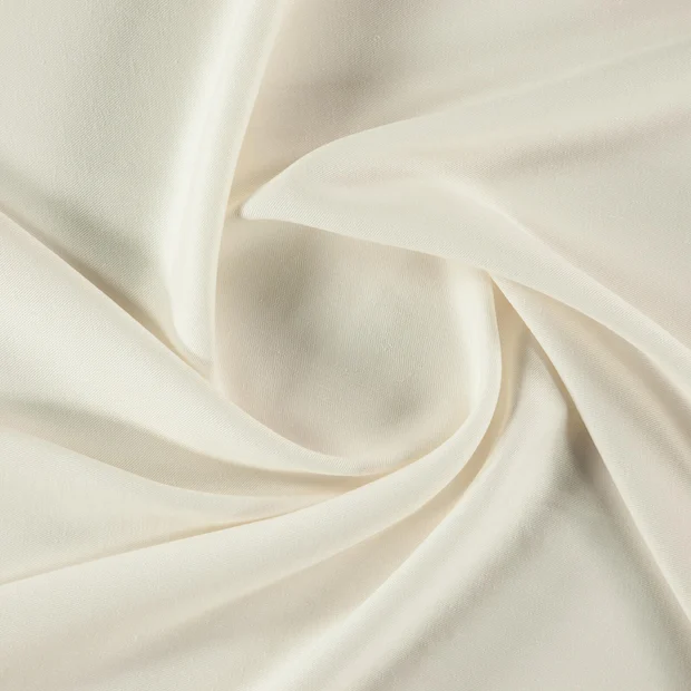 Photo of the fabric Arragon Ecru swatch by Zepel. Use for Curtains, Accessory. Style of Plain, Taffeta