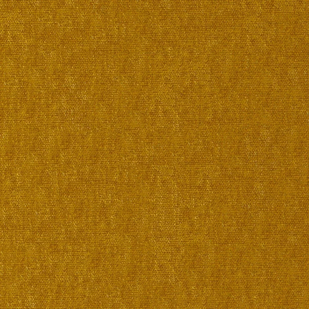 Photo of the fabric Amigo Gold swatch by Zepel. Use for Curtains, Upholstery, Accessory, Top of Bed. Style of Chenille, Plain